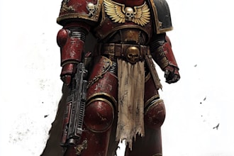 make  warhammer 40k character art