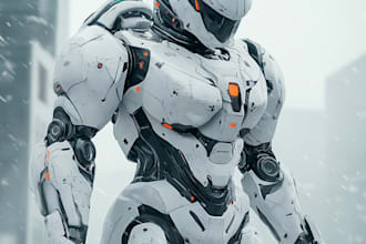 mask a premium sci fi I science fiction robot