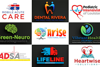 design healthcare, dental, medical, clinic, wellness logo