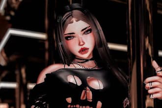 create 3d vrchat avatar vrc avatar vr character furry avatar anime model