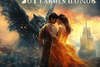 design professional romance book cover