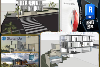 design floor plans with maximum space utilization autocad 2d and 3d