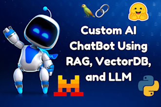 build, rag chatbots using deepseek, ollama, huggingface, langchain, llama
