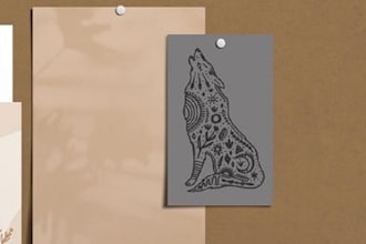 create a hand drawn botanical boho logo for your brand