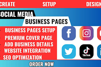 facebook business page create and setup, fan page create social media account