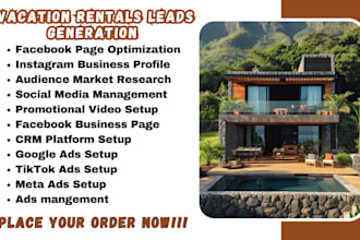 vacation rentals leads vacation booking leads facebook ads cabin rentals leads