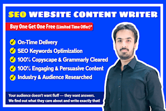 seo website content writer for website content and copywriting