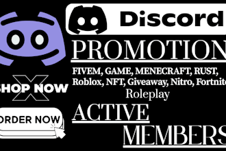 discord promotion, discord advertising, discord server promotion growth