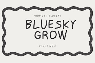 increase real bluesky account audience and engagement fast