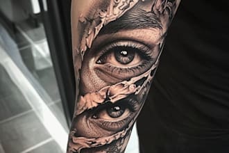 create old school or traditional tattoo style design
