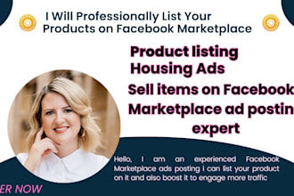 professionally list your products on facebook marketplace to boost sales