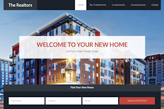 design your real estate website in wordpress