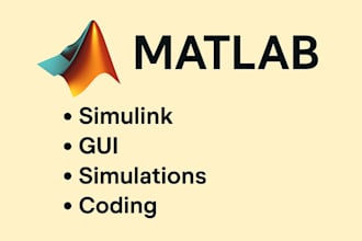 do matlab programming, matlab simulink projects of matlab