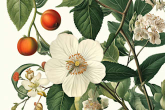 make botanical and animal designs and patterns for you