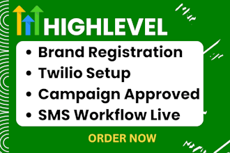 handle hassle free a2p 10dlc registration for gohighlevel SMS compliance