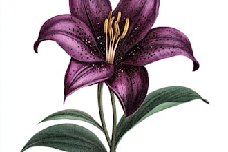 draw amazing botanical vector line art illustration