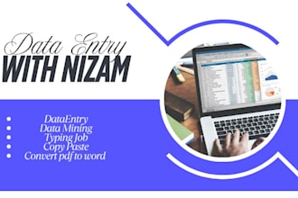 do data entry, convert pdf to word