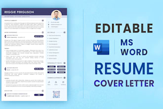 write resume, design resume, create cv and cover letter