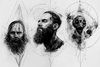 create unique custom geometric tattoo design