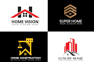 make home real estate, tools,construction logo