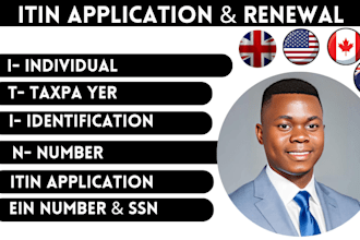 assist you with itin, ein applications, and US tax id guidance