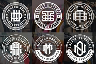design minimalist initial letters monogram and urban clothing brand logo