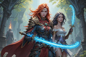 draw your dnd characters and party