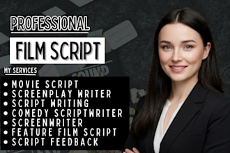 screenplay, screenwriter, film script, movie script, comedy script coverage