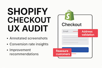 audit your shopify checkout UX to boost conversions