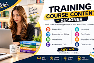 design course content, presentation for trainers and educators