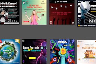 offer  gaming social media posts, twitch gaming thumbnails