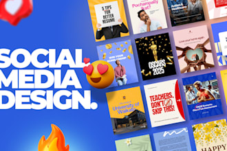 design eyecatching social media posters for your brand