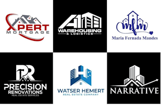 make roofing real estate property construction home logo