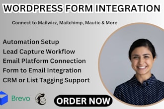 connect any wordpress forms to mailwizz, mautic, getresponse, brevo email design