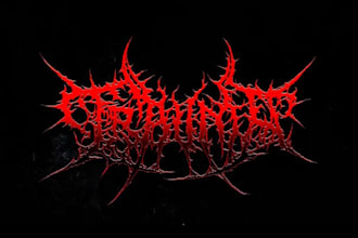 draw any metal band logo