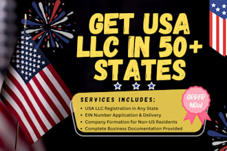 register US llc company for non USA residents,business registrations and ein