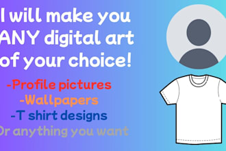 make any digital art including profile pictures