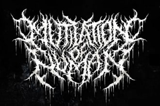 design your black, slamming, brutal, death metal logo