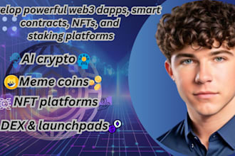 develop powerful web3 dapps smart contracts nfts and staking platforms