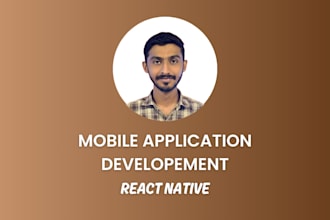 build mobile app for ios or android using react native expo