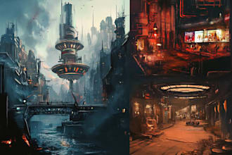 make environment concept art landscape design