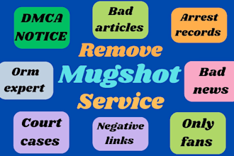 permanent mugshot  deletion bad articles and legal records cleanup on google