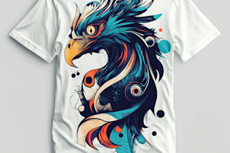 create amazing cartoon t shirt design for you