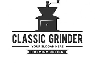 create a professional grind logo in short time