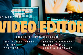 cinematic video editing for vlogs, weddings, and short films