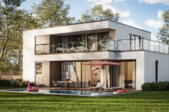 renovate 3d garden,landscape,BBQ area,pool, terrace,outdoor space, patio design