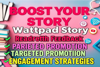 read, comment on and promote your wattpad story