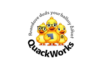 o wonderful three duck mascot logo design