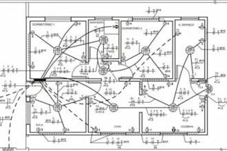 design electrical, plumbing, mep drawing hvac and commercial permit plans