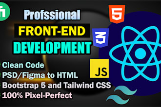 convert your figma, PSD, xd, design to html using tailwind CSS